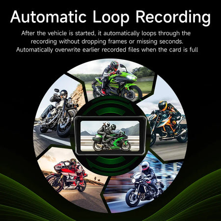 6 Inch Motorcycle Multimedia Player &ndash; 2K HD Touch Screen with Wireless CarPlay and Android Auto