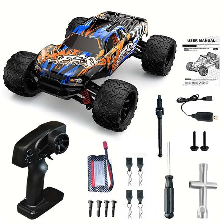 1:16 RC Car LED 4WD &ndash; High Speed Drift Up To 40kmh Pro D-orange / CHINA
