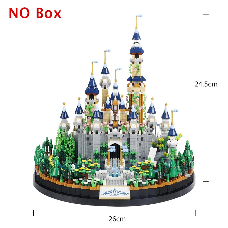 Fairytale Castle Building Blocks &ndash; Creative Micro Particle Assembling Set NO Box