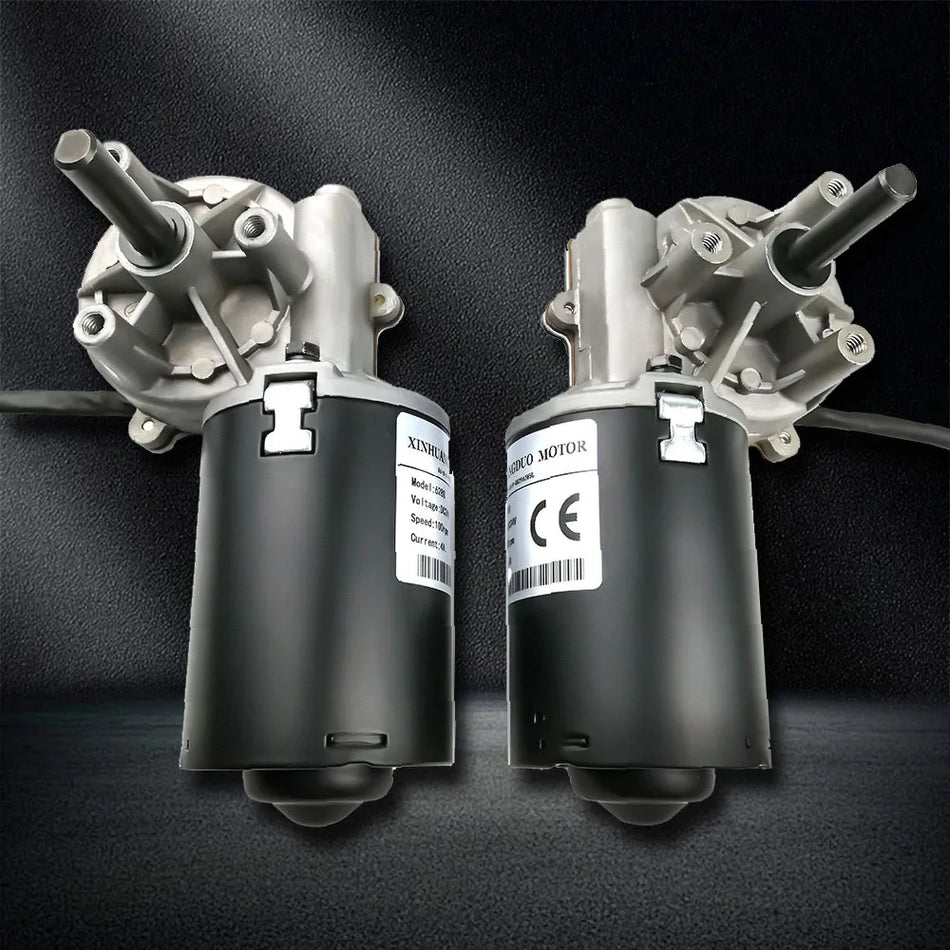 Vollmetall-Wurmgetriebemotor mit hohem Drehmoment für 12V und 24V DC