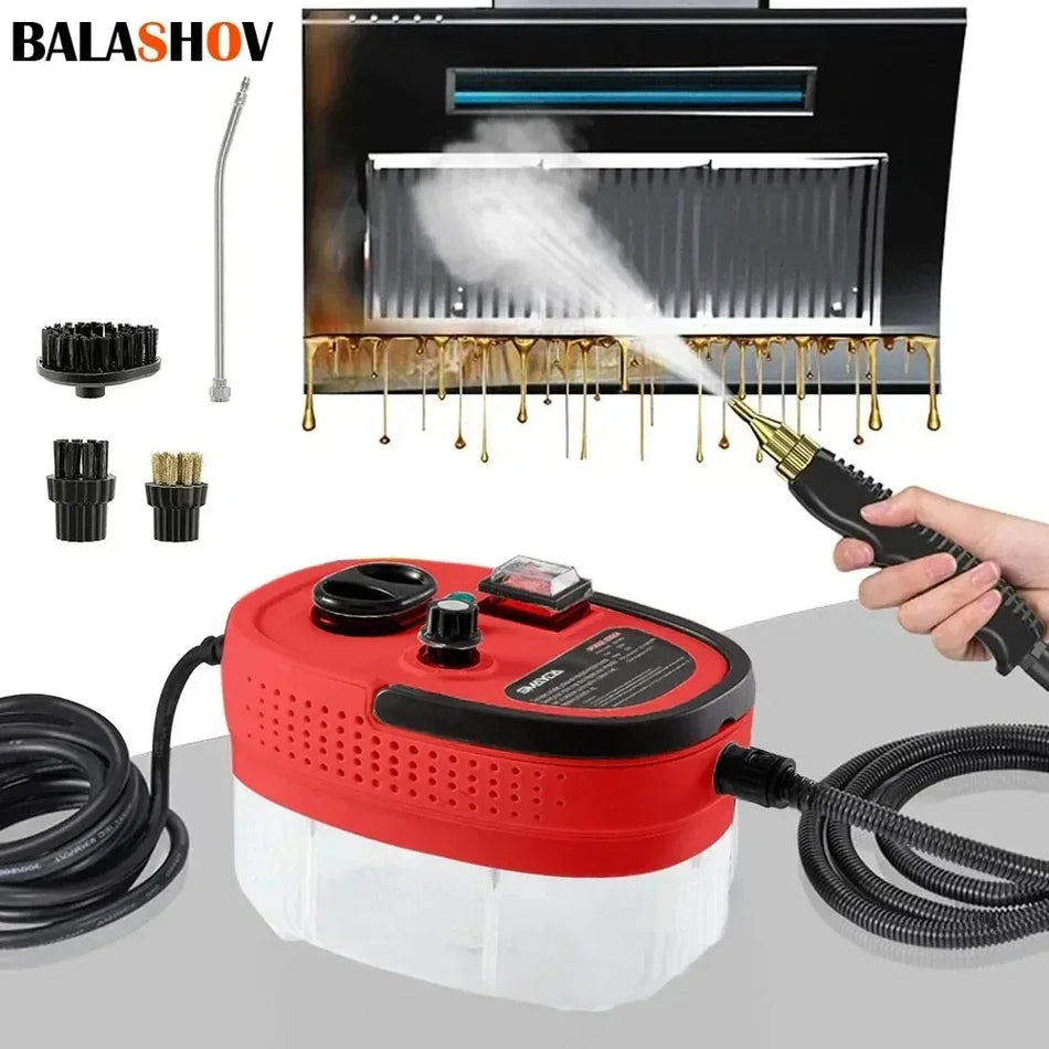 2500W Aukšto Slėgio Garų Valytuvas Nešiojamas Namams Automobiliui