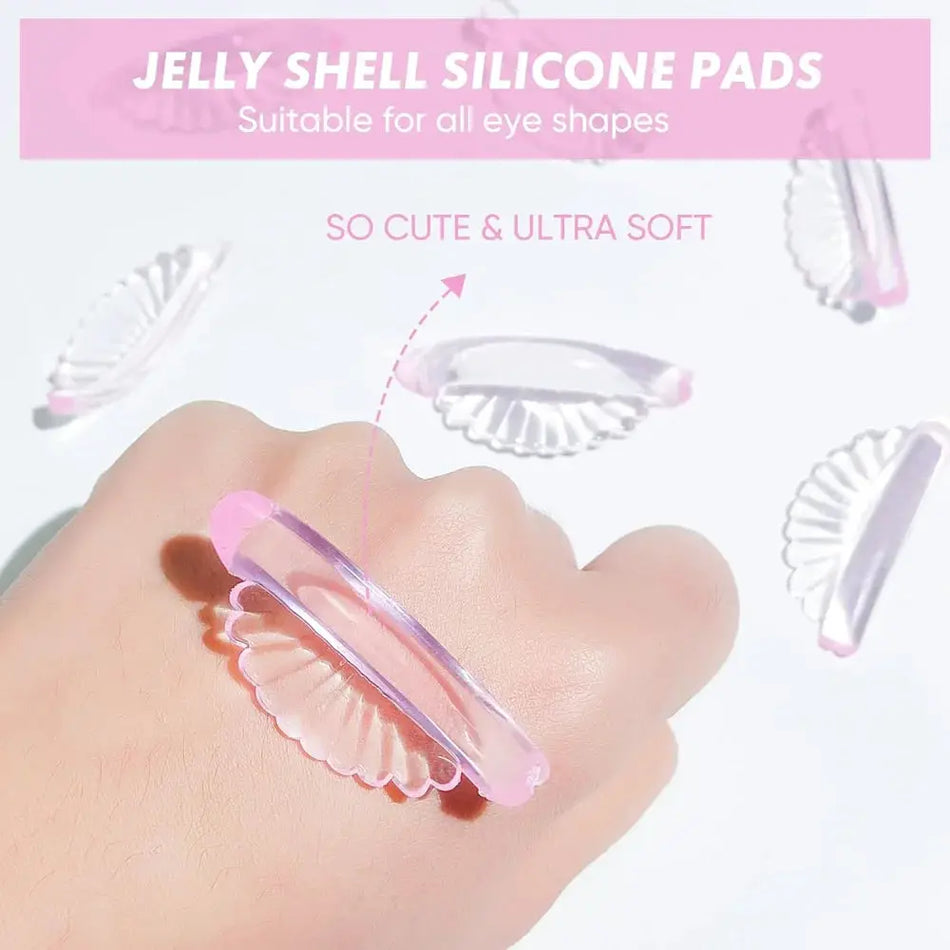 5 Pairs C Curl Silicone Eyelashes Perming Curler Eyelash Perming Pad Reusable Lash Lift Shield Pad Eyelash Lifting Tool by InterCyprus Trading Ltd