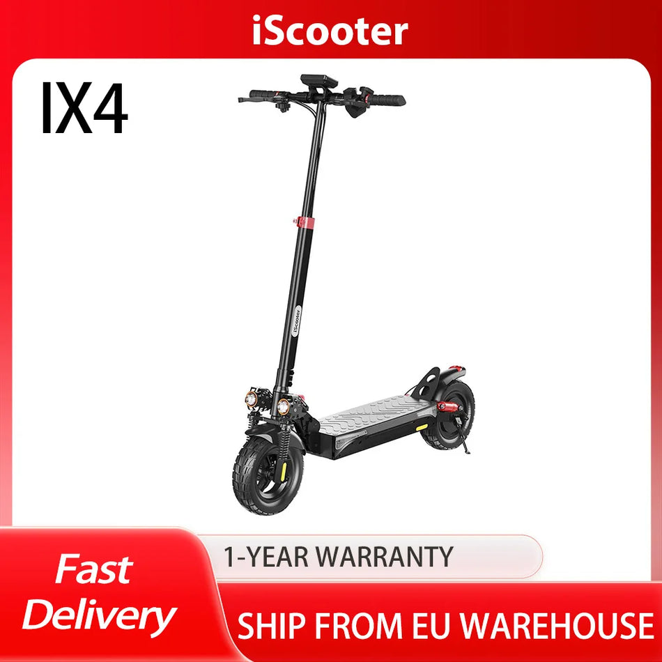 Ηλεκτρικό Πατίνι IScooter IX4 800W Κινητήρας Μέγιστη Ταχύτητα 45 Km Hr 40 45 Km Εμβέλεια 10 Ιντσών Πνευματικά Ελαστικά Έλεγχος μέσω Εφαρμογής Αναδιπλούμενο