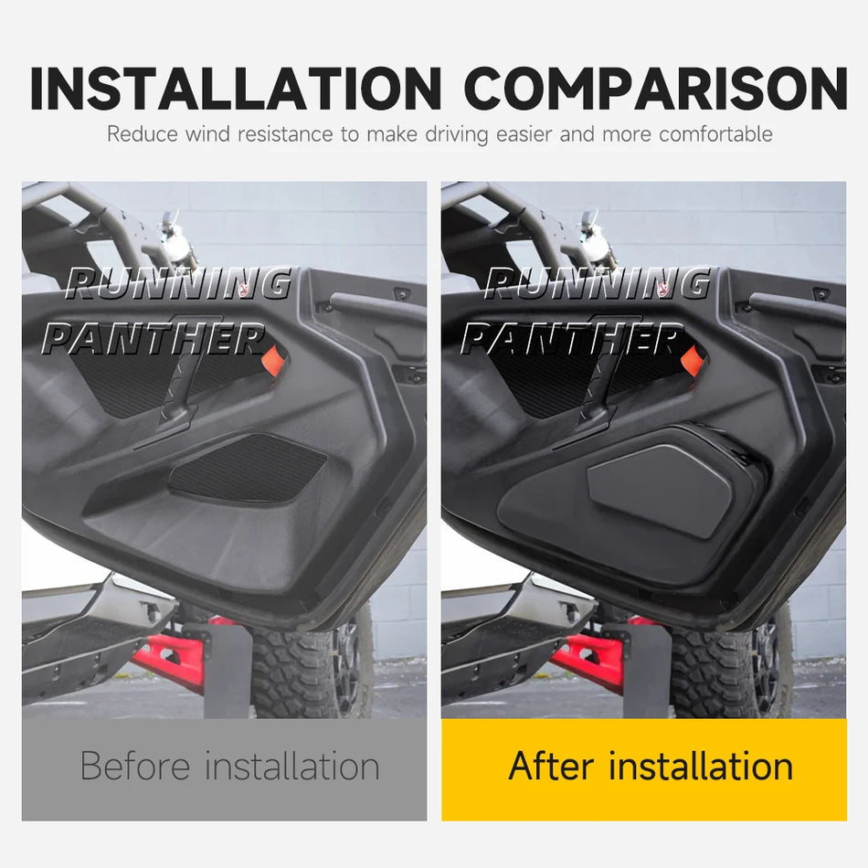Lower Door Bags With Big Capacity Tool Storage For Can-Am Maverick R X XS