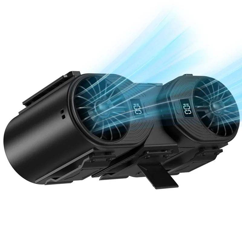 Xiaomi Waist Neck Fan 10000mAh - Dual Motors 24H Runtime Black