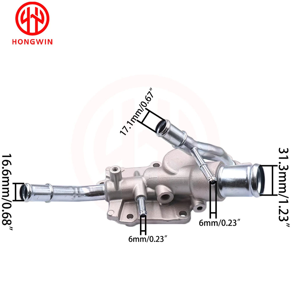 Motor-Kühlmittel-Thermostatgehäuse und Sensor für Nissan Versa 1.8L Limousine SL