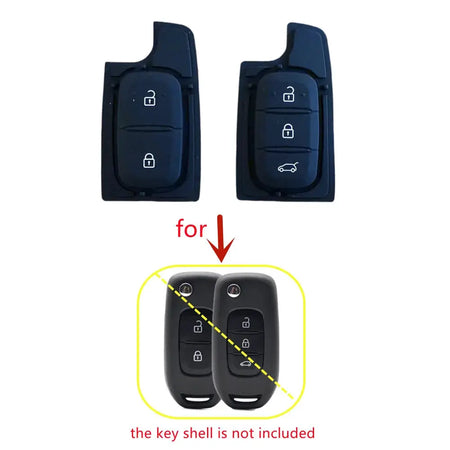 10pcs/lot 2/3 Buttons Smart Remote Car Key Shell Case For Renault Megane III Dacia Duster Kadjar Captur Symbol by InterCyprus Trading Ltd