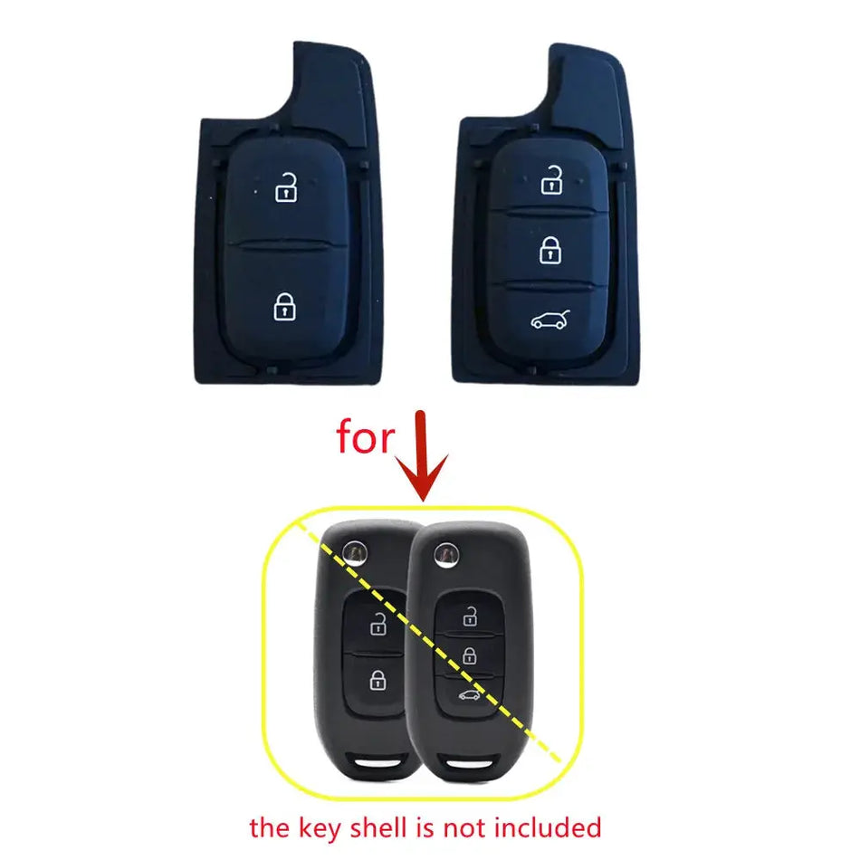 10pcs/lot 2/3 Buttons Smart Remote Car Key Shell Case For Renault Megane III Dacia Duster Kadjar Captur Symbol by InterCyprus Trading Ltd