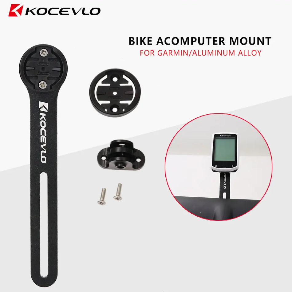 Lightweight Aluminum Alloy Handlebar Mount for Garmin Edge GPS Bike Computers Road and MTB Compatible