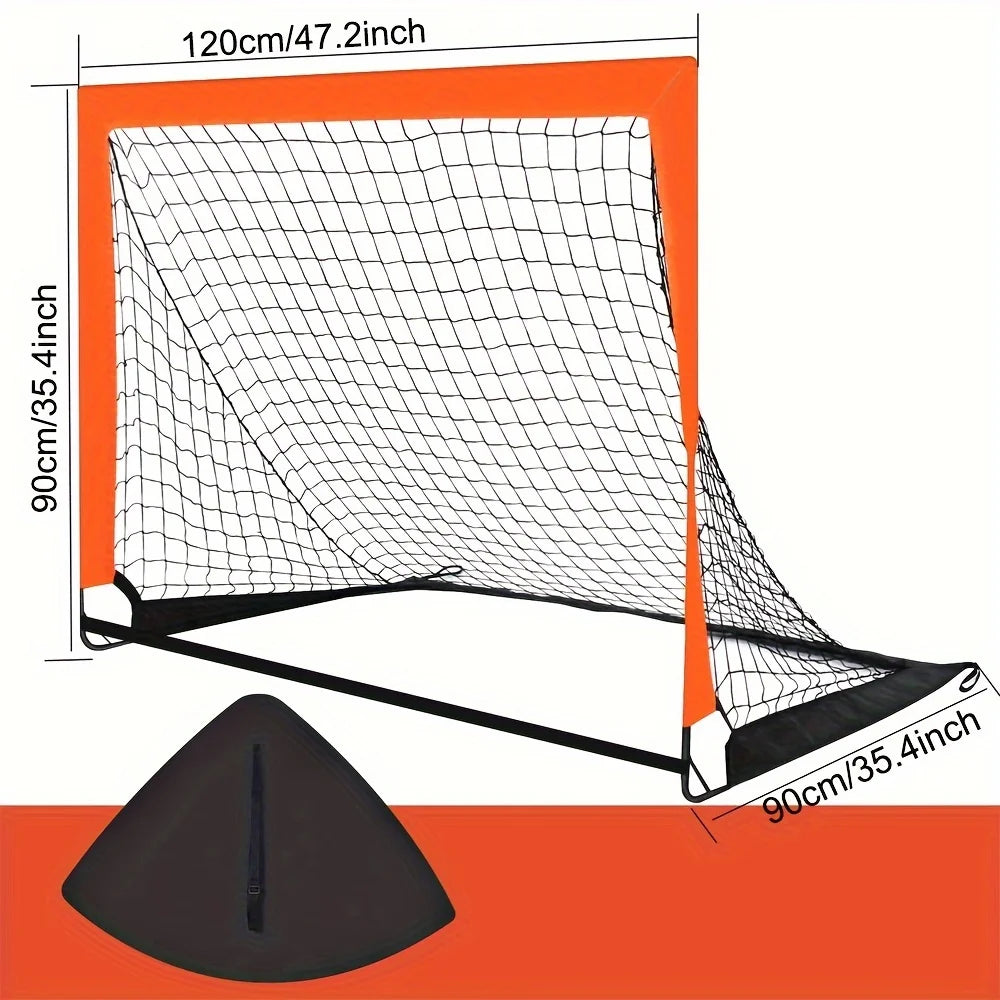 NoEnName Portable Pop-Up Soccer Goals for Indoor and Outdoor Training