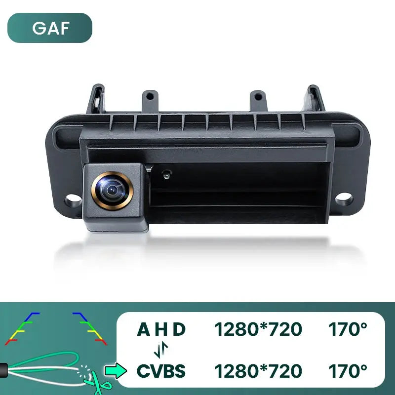 Rear View Camera With 1080P HD And Guide Lines For Mercedes-Benz C-Class W204 by InterCyprus Trading Ltd