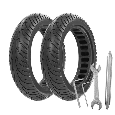 8.5 Inch Honeycomb Solid Tire for Xiaomi M365 - Shockproof black