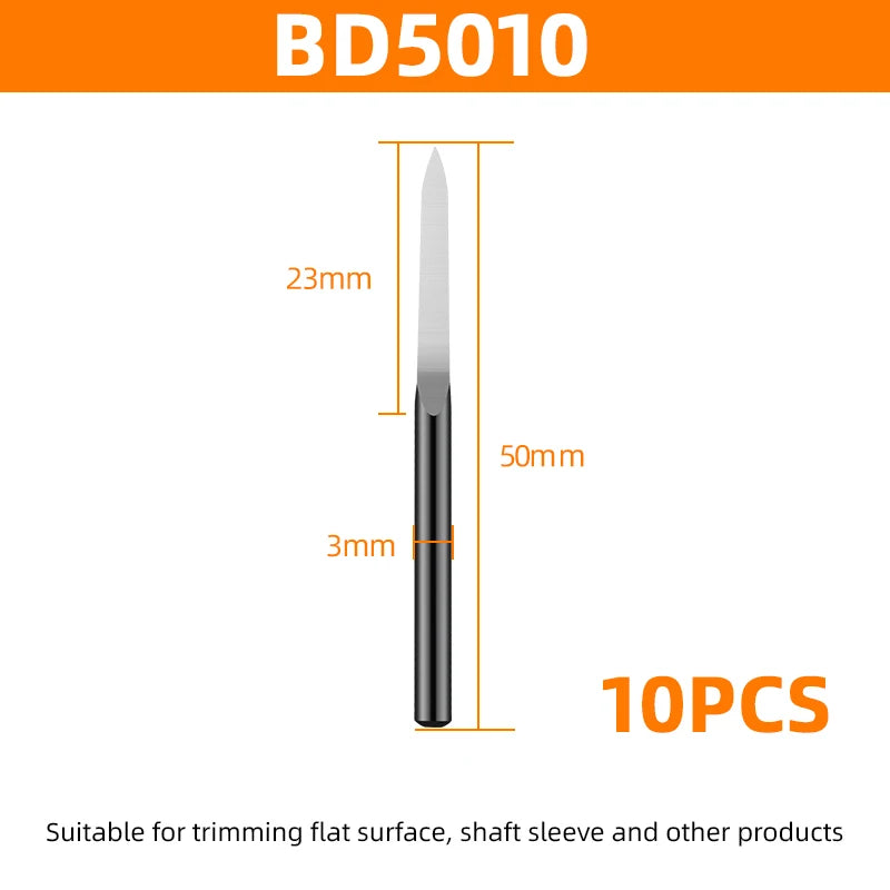 Edge Cutter Deburring Tool for Smooth Finishes on Metal, Plastic, and Wood BD5010