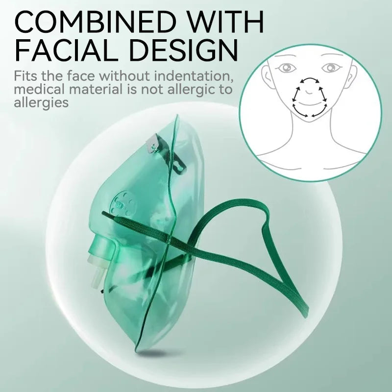 Full Face Oxygen Mask For All Ages - Universal Fit Plus
