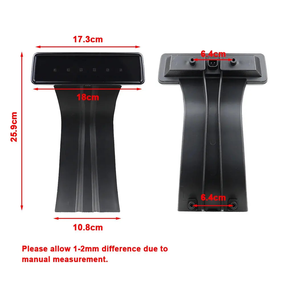 LED Third Brake Light High Mount Stop 3rd Tail Light for Jeep Wrangler JK 2007-2018 by InterCyprus Trading Ltd