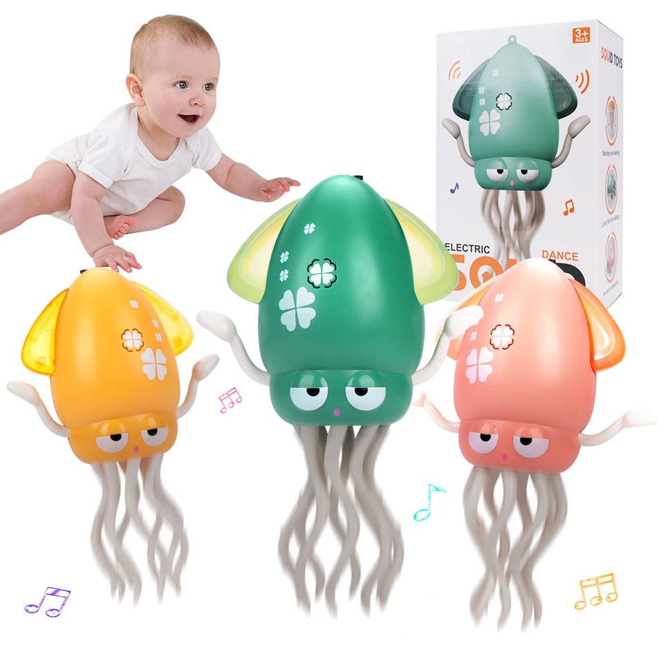 Dancing Squid Kids Electronic Pet Toy &ndash; Interactive Educational Fun