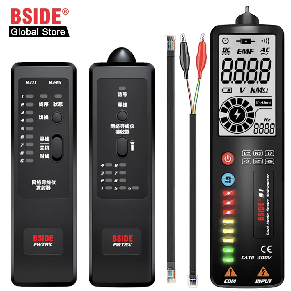 Tk Hot Bside Network Cable Tracker &ndash; Multi-Mode Tracer FWT8X-S1 / CHINA
