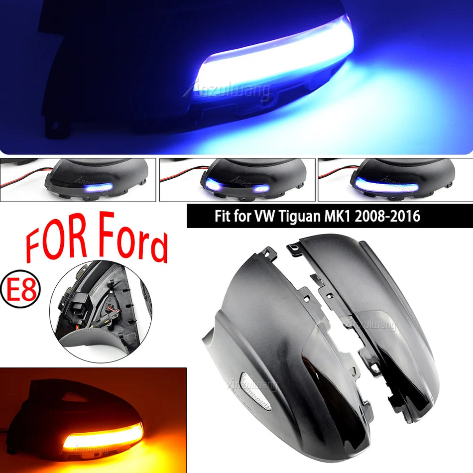 LED мигачи за огледала с течаща вода за VW Tiguan MK1