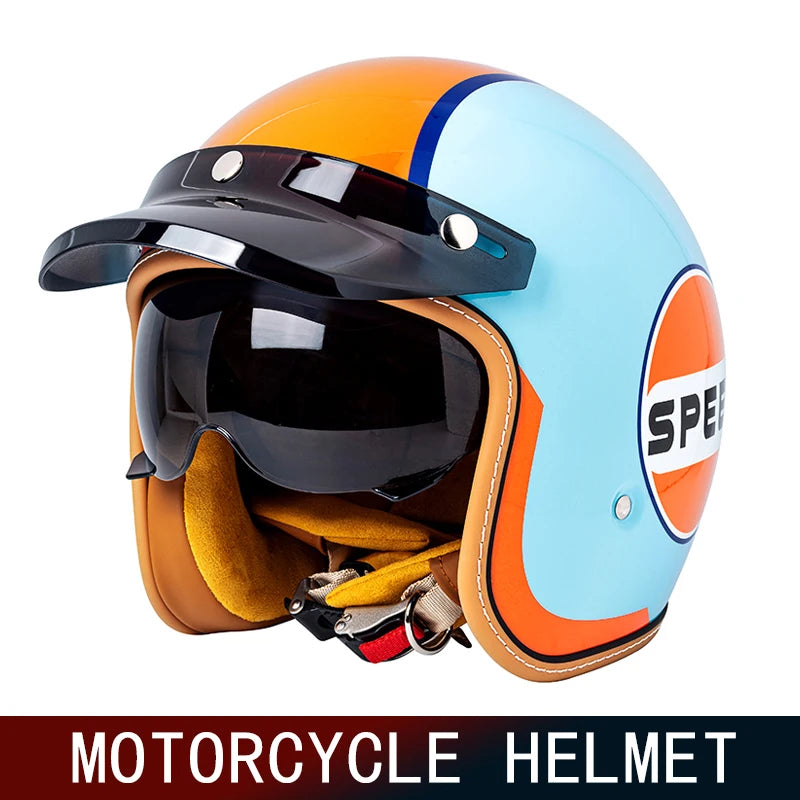 Three-Quarters Retro Open Face Helmet &ndash; Ultra Lightweight MT-5-2 / M