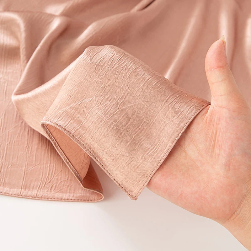Women Plain Silk Satin Hijab Scarf &ndash; Effortless Elegance and Comfort