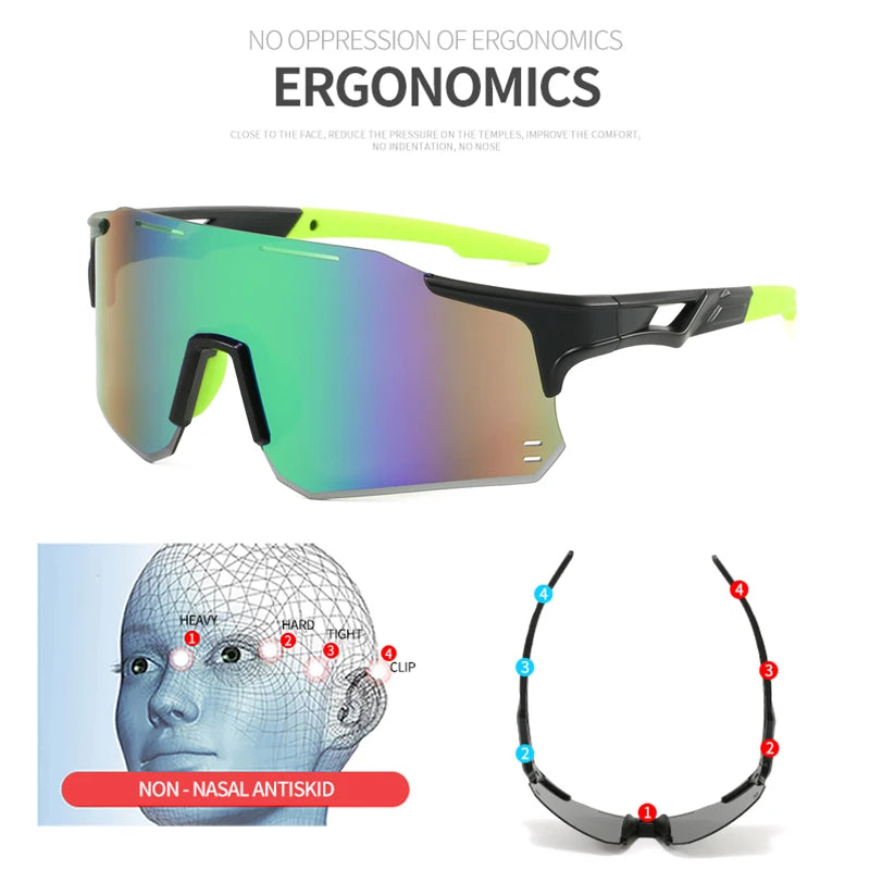 Photochromatische fietsbril voor mannen en vrouwen met UV400-bescherming