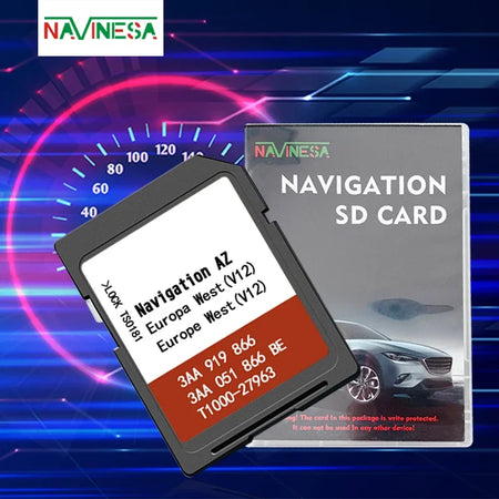 RNS 315 AZ V12 West Europe SD Nav Card &ndash; West Europe Maps