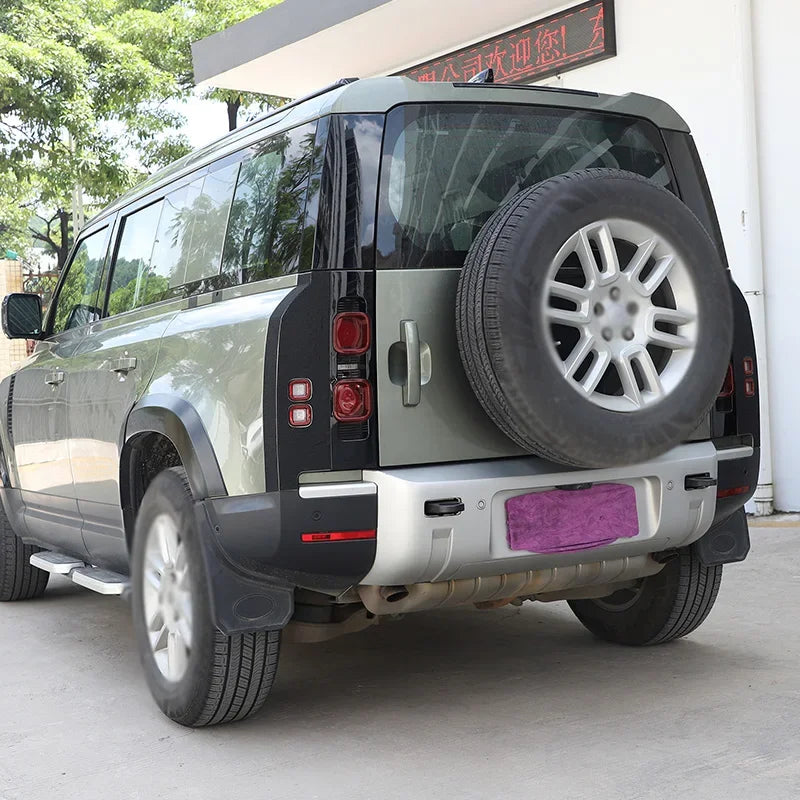 Αυτοκόλλητα Διακόσμησης Πίσω Φωτός Ομίχλης Land Rover Defender PVC Μαύρο
