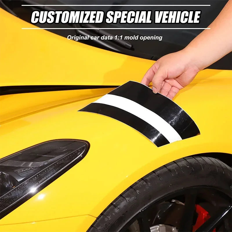 Naklejki na obręcz felgi Lotus Emira 2021 2023 PVC 2 szt.