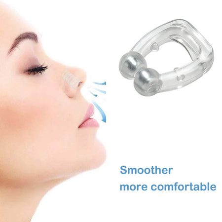 YUKUI Magnetic Silicone Nose Clip &ndash; Stops Snoring Fast