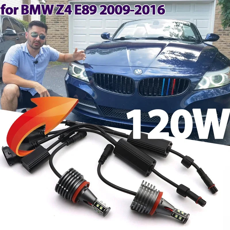 Bombillas LED Angel Eyes con base de aluminio para BMW Z4 E89 sDrive35is GT3