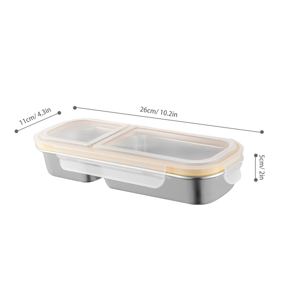 Freezer Safe Stainless Steel Lunch Box &ndash; For Outdoor Use A 700ml