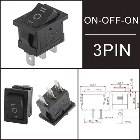 KCD1 Snap-In Boat Rocker Switch &ndash; Reliable On Off Functionality