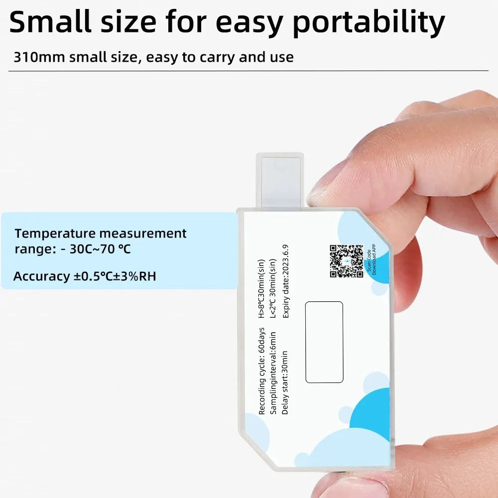 BUL01-T 60 Day LCD Data Logger &ndash; Bluetooth Temp Recorder