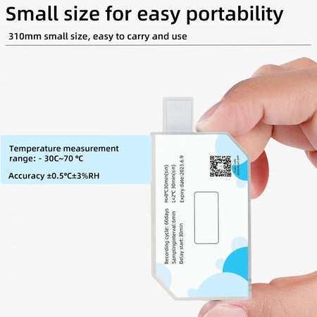 BUL01-T 60 Day LCD Data Logger &ndash; Bluetooth Temp Recorder