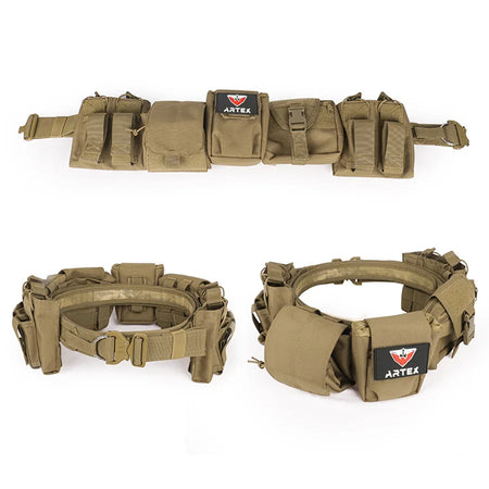 Outdoor Molle Belt Set &ndash; Detachable and Adjustable Mud Color