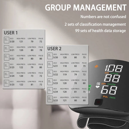 Rechargeable Blood Pressure Monitor &ndash; Voice Alerts