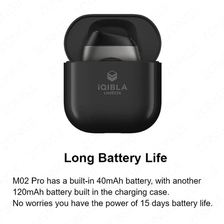 IQibla M02 Pro Smart Digital Tasbeeh Ring with Vibration Reminder