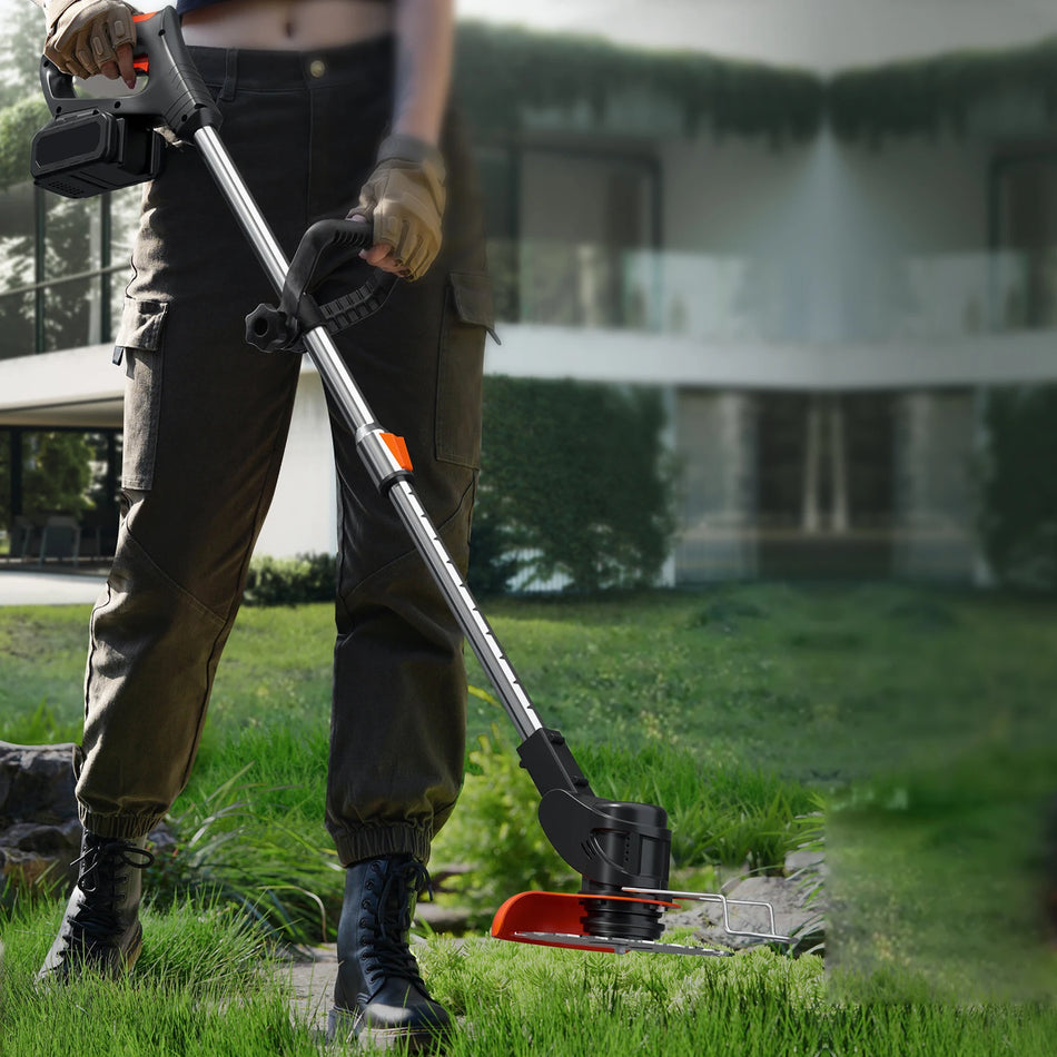 500W Cordless Lawn Mower Grass Trimmer - Self Propelled