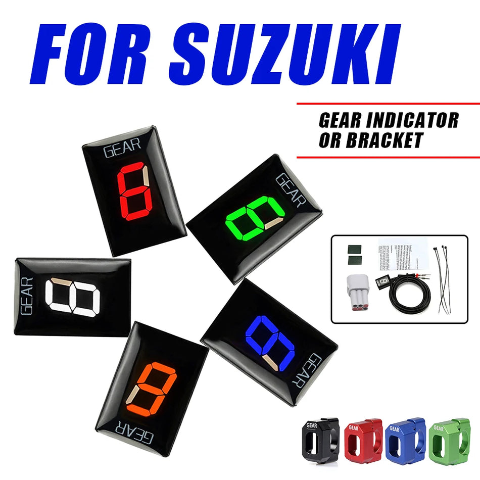 Индикатор за предавки Suzuki за SV1000, GSF650, V-Strom 650, GSX650F, пластмасов корпус