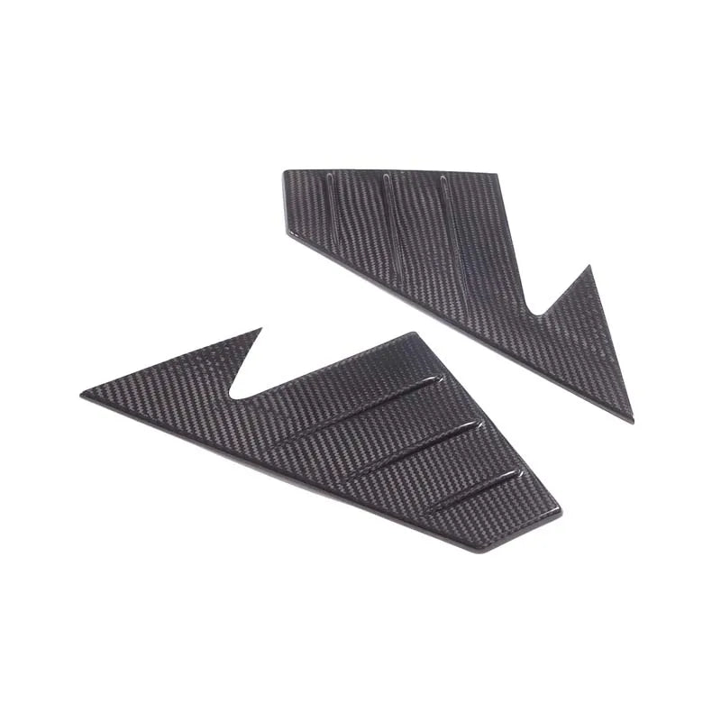 2 Peças de Fibra de Carbono Real para Moldura do Pilar A para Defender 90 110