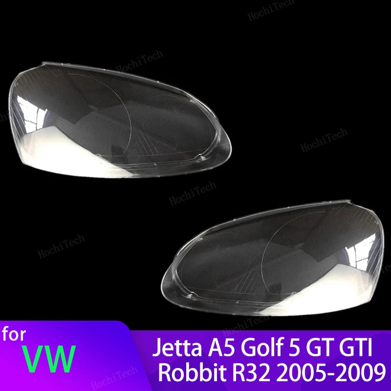 Läpinäkyvä ajovalokansi VW Golf 5 MK5 Jetta A5 GTI R32 2005-09