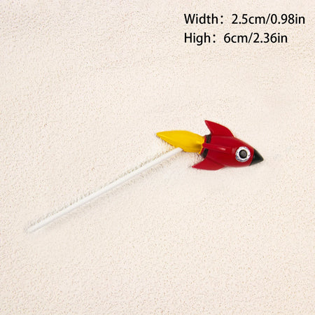 Astronaut Space Cake Toppers - Outer Space Figurines for Party Decorations style E