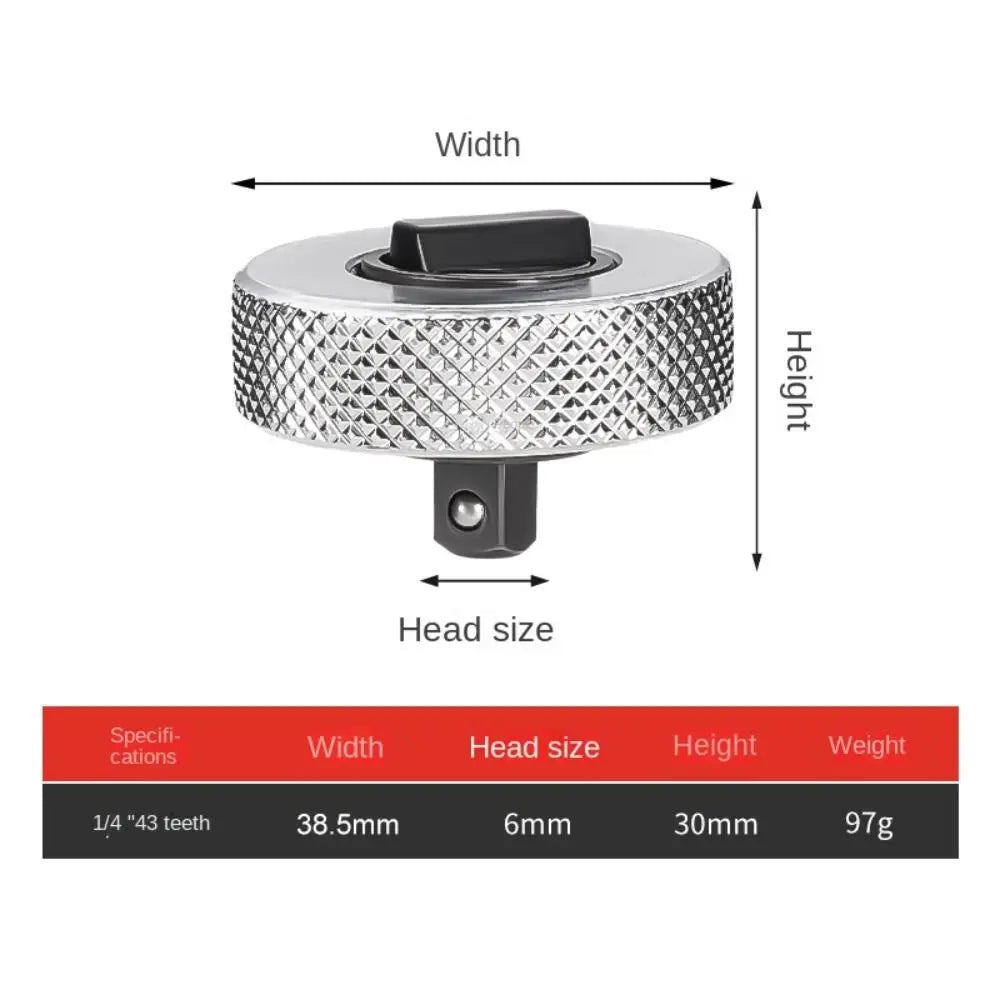 Mini Ratchet Wrench - Portable, Durable, Reversible Square Drive Tool 1-4