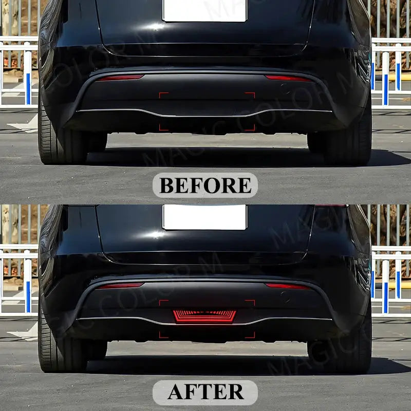 For Tesla Model Y 2019 2020 2021 2022 3-in-1 Functions Rear Running Light Brake Dynamic Yellow Turn Signal Lamp LED Pilot Light by InterCyprus Trading Ltd