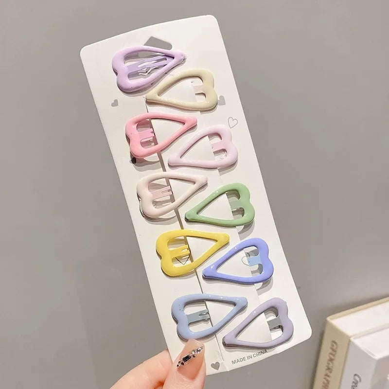 10PCS Rainbow Hair Clips for Toddler Girls - Cute Accessories 005 / Other