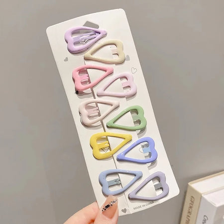 10PCS Rainbow Hair Clips for Toddler Girls - Cute Accessories 005 / Other