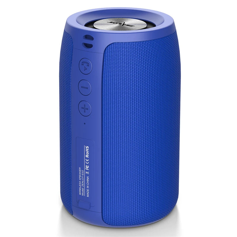 ZEALOT-S32 Waterproof Portable Bluetooth Speaker with TF Card &amp; AUX Support Blue