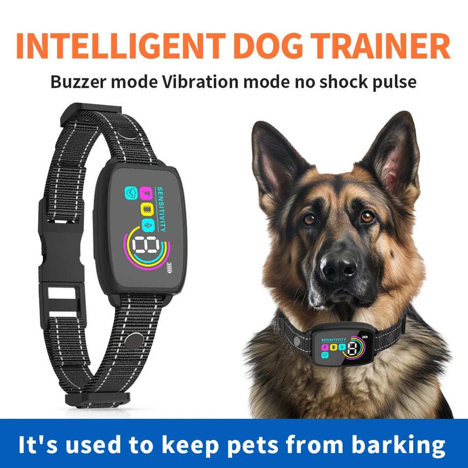 Automatic Anti Barking Dog Collar &ndash; Rechargeable and Waterproof