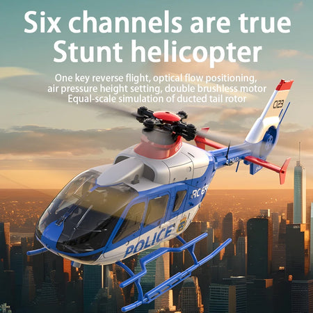 C123 6CH RC Helicopter EC135 6 Axis Gyro &ndash; Double Brushless