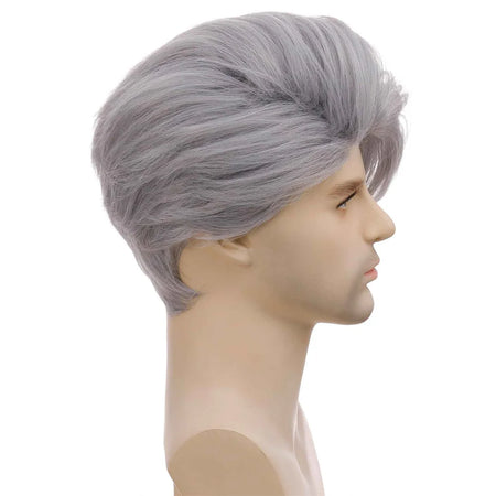Silver Gray Short Men's Wig by Honey Dream - Stylish Daily Wear